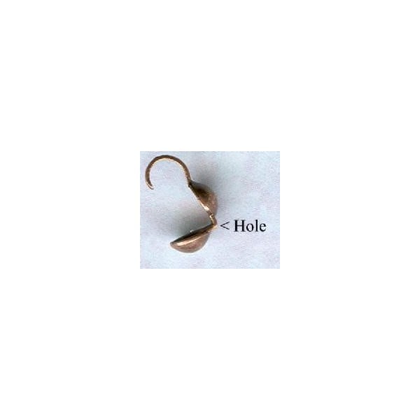 ^Clam Shell Knot Covers Oxidized Copper