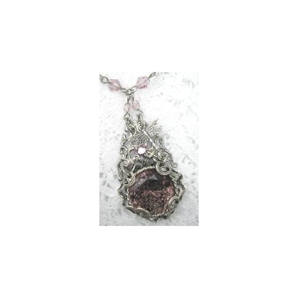 Fabulous Filigree Stamping Tiara Shape Oxidized Brass - Image 2