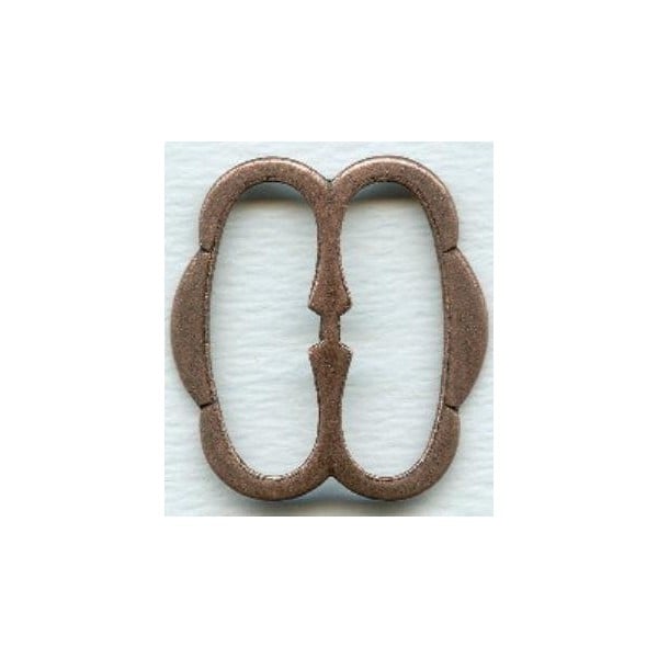 ^Buckles or Choker Slides Oxidized Copper Plated Steel