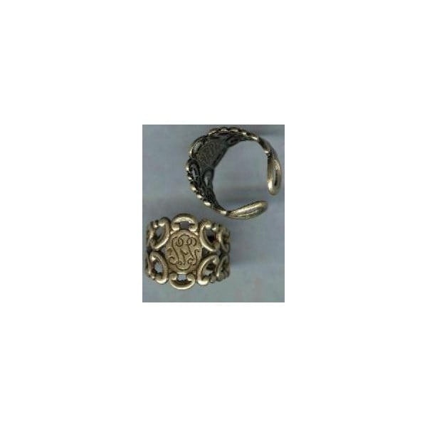 Adjustable Finger Ring Form Oxidized Brass (1) - Image 2