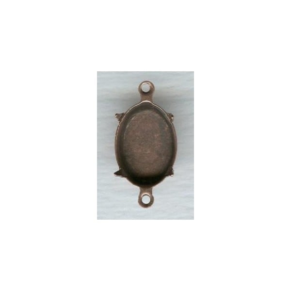 ^Connector Settings Oxidized Copper 14x10mm (12)