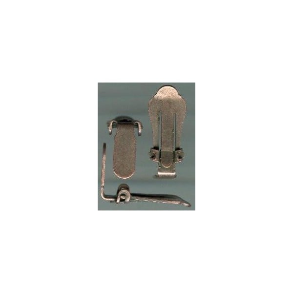 Clip Earring Findings Oxidized Copper