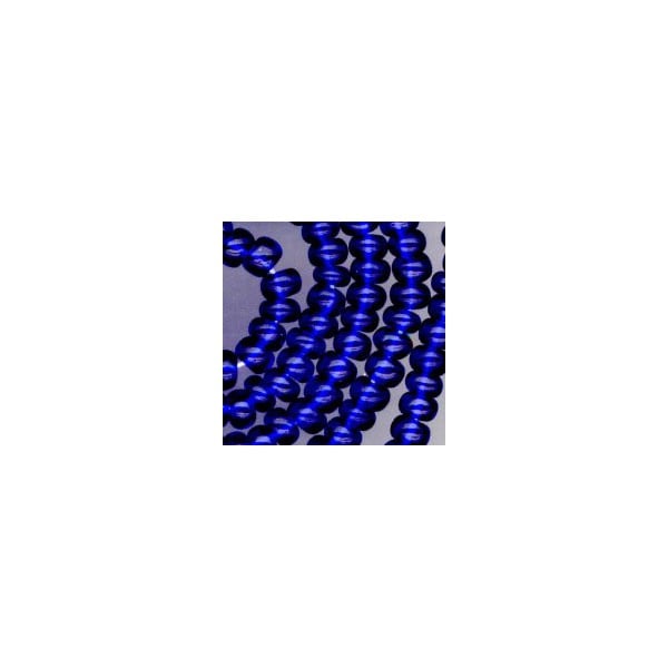 ^Cobalt Blue Czech Glass 4mm Seed Beads Size 6/0 - Image 2