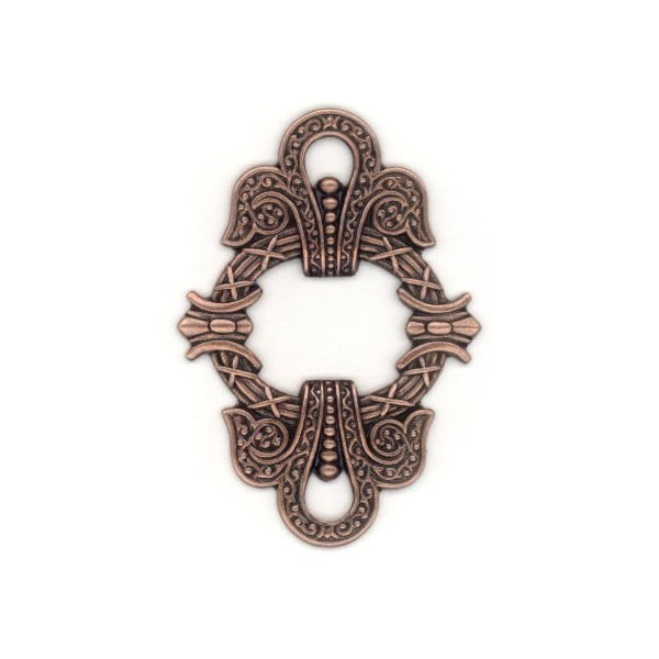 Gorgeous Framework Pieces 55mm Oxidized Copper (3)