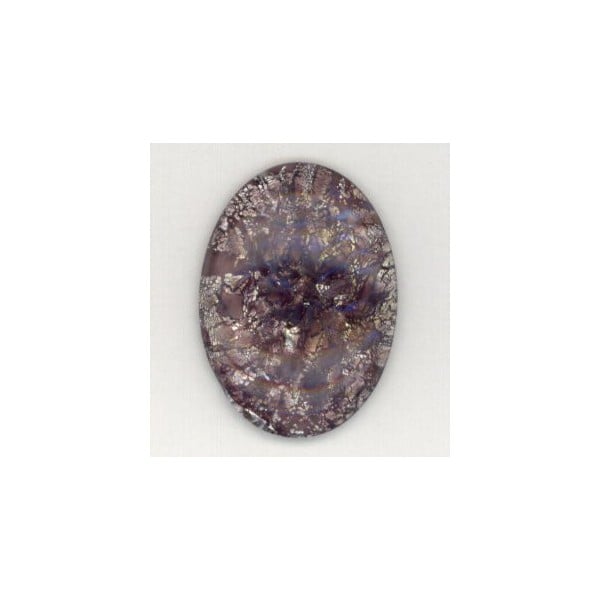 Amethyst Glass Opal Cabochon 25x18mm