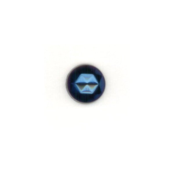 ^Iris Blue Flat Back 7mm Faceted Top Jewelry Stones