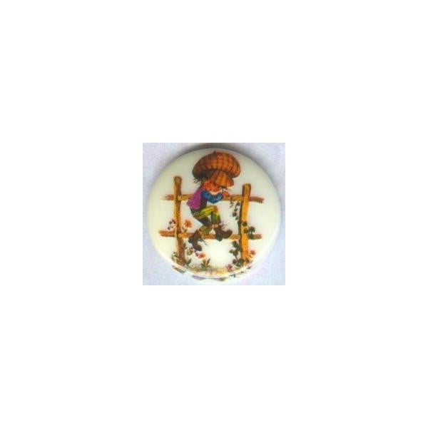 ^Vintage Holly Hobbie Cabochon 18mm Round