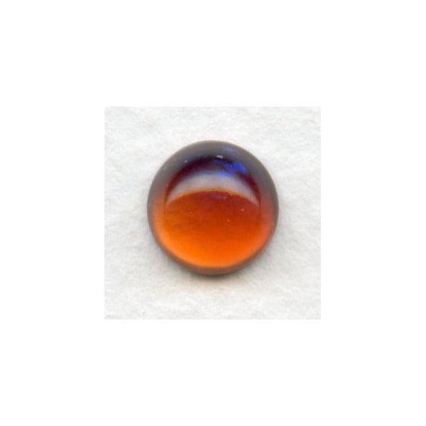 Dragon Breath Mexican Opal Glass Cabochon 9mm