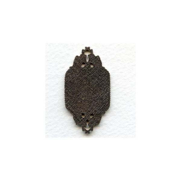 Sturdy Connector 20mm Plaque Oxidized Silver (1) - Image 2