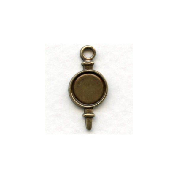 The Perfect 7mm Setting Drop Oxidized Brass (6)