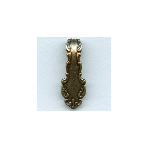 Detailed Folded Bail Oxidized Solid Brass (1)