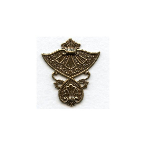 Egyptian Influenced Embellishments Oxidized Brass (1)