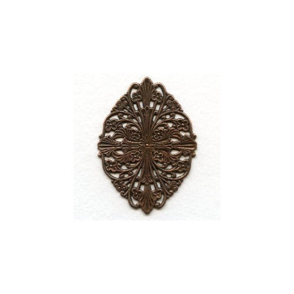 Filigree Fantastic Oxidized Copper 57mm