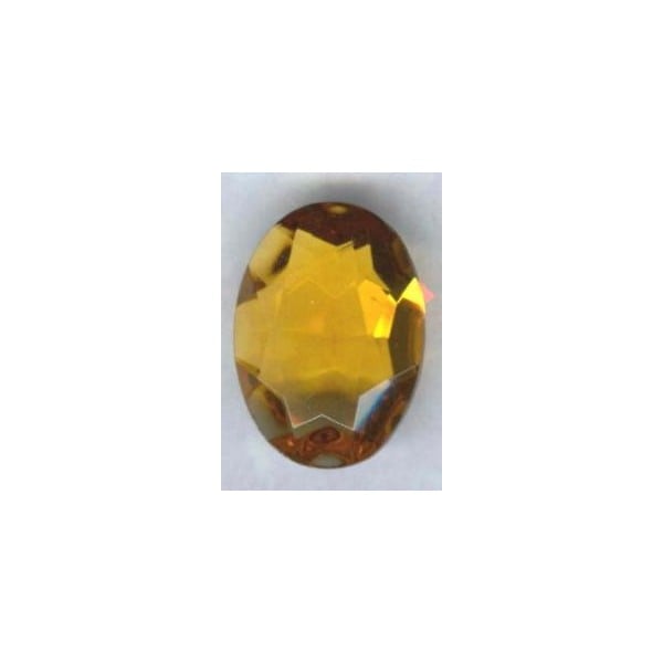 ^Topaz Glass Oval Unfoiled Jewelry Stones 10x8mm