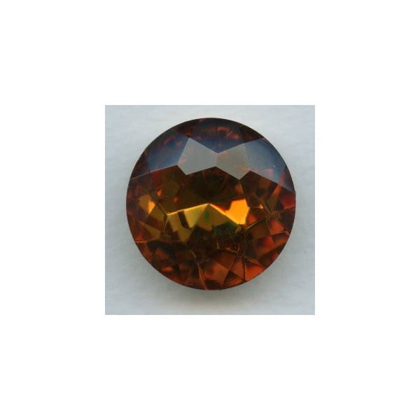 ^Topaz Glass Round 25mm Unfoiled Jewelry Stone (1)