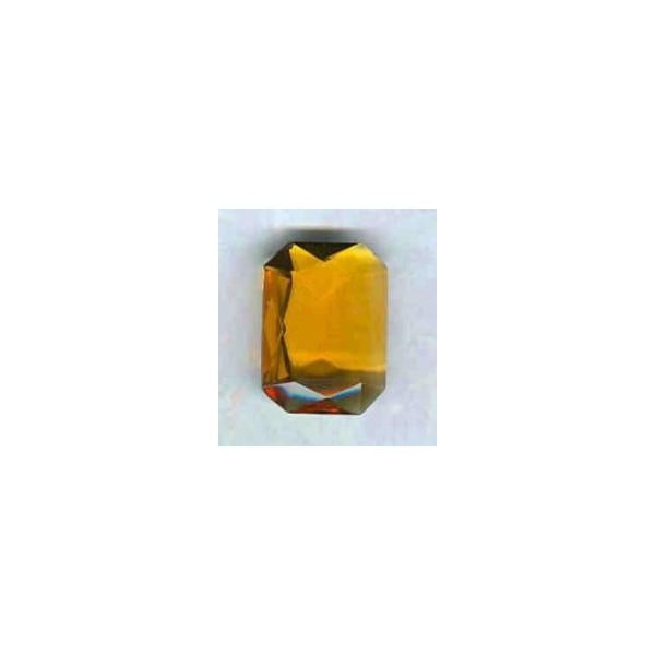 ^Topaz Glass Octagon Unfoiled Jewelry Stones 10x12mm