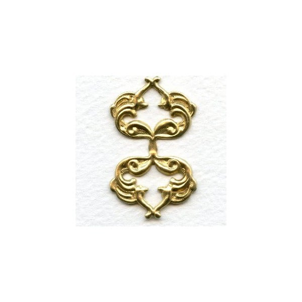 ^Openwork Layering Element Raw Brass 41mm