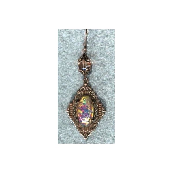 Dragons Breath Opal Glass Pendeloque Stones 18x9mm (2) - Image 3