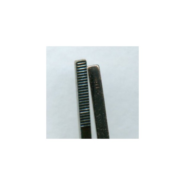 ^Steel Bead Tweezers Four Inches Long - Image 2
