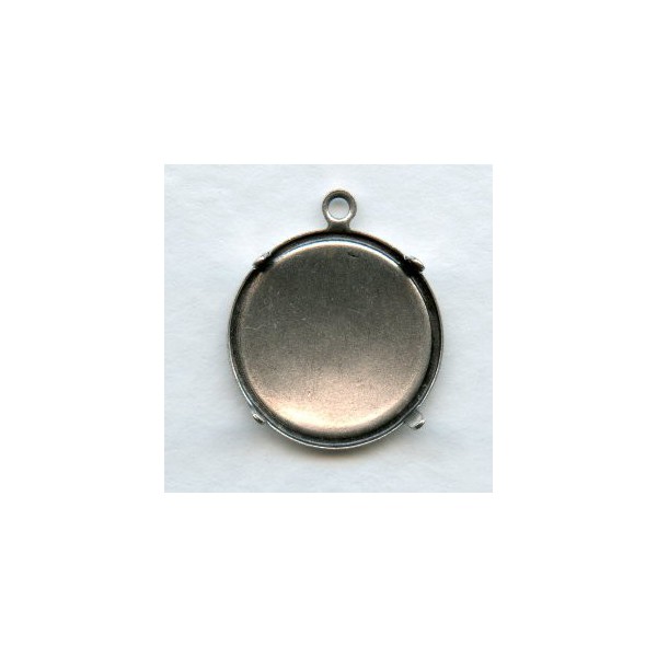 Typewriter Key Settings 15mm Oxidized Silver (12) - Image 2