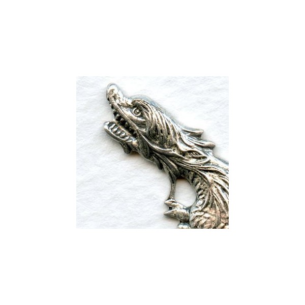Stalking Dragon Oxidized Silver 68mm (1) - Image 2