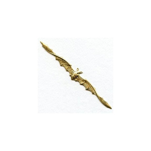 Bats in Flight Raw Brass Stampings (1) - Image 2