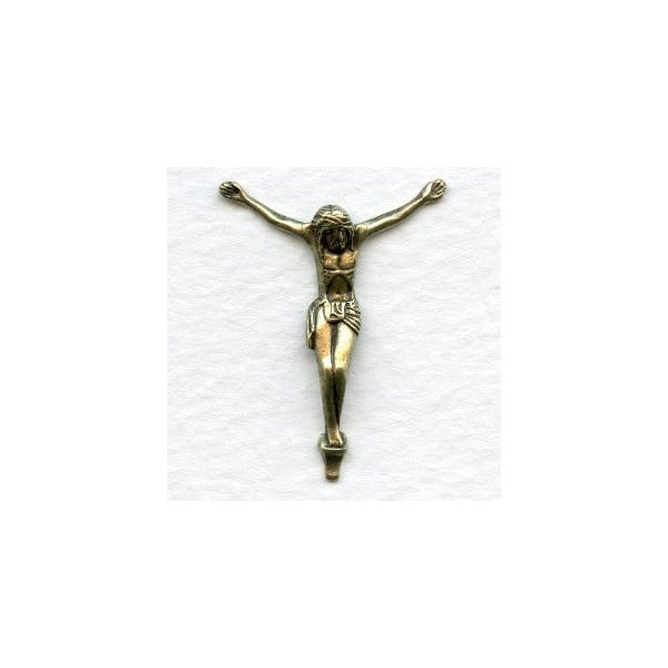 ^Crucifixes Oxidized Brass 28mm
