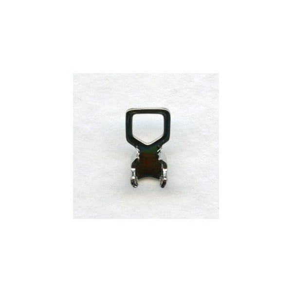 End Clamps with Loops for 24pp B" Chain Silver (24)"