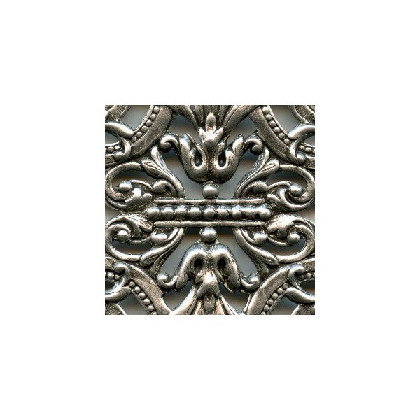 Most Grand of All Oxidized Silver Stamping 5+ Inches (1) - Image 3