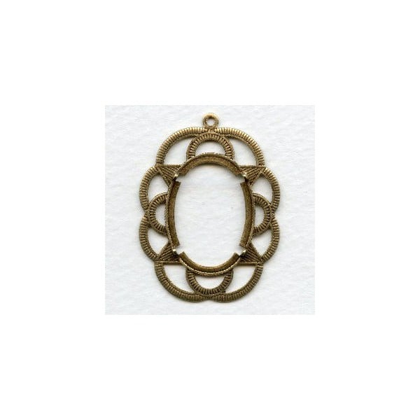 ^Filigree Open Back Setting Pendant 25x18mm (1)