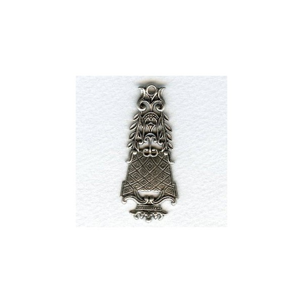 Royal Pendant Oxidized Silver 59x25mm - Image 2