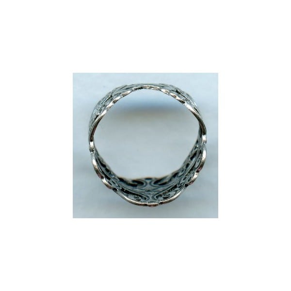 Filigree Finger Ring Oxidized Silver (1)