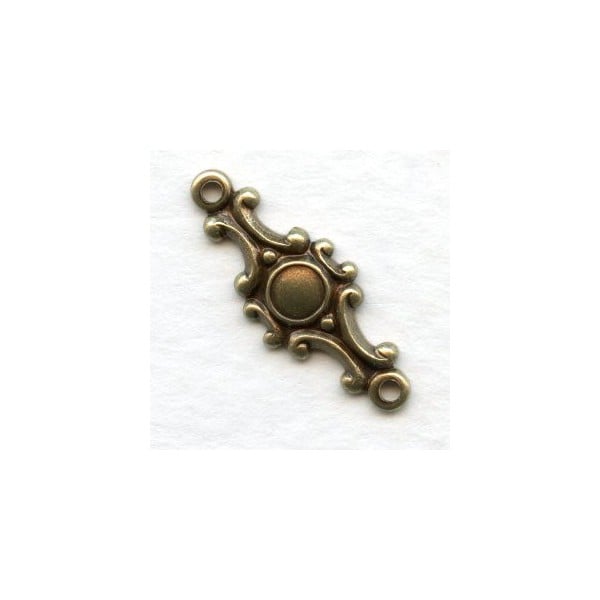 Ornate Connectors Oxidized Brass 20mm (12)