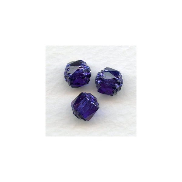 Cathedral Beads Cobalt Shine 8mm