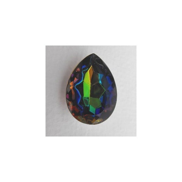 Pear Shaped Vitrail Medium Watermelon Stone 25x18mm