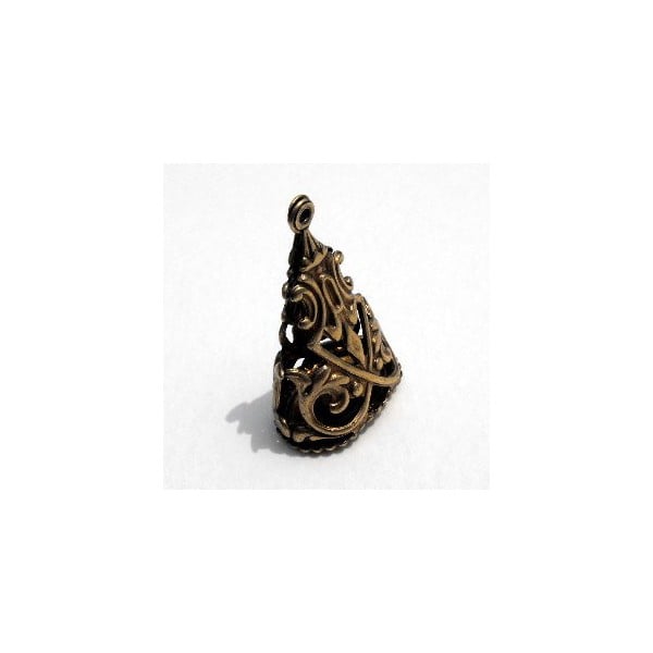 Fob Seal Drop Oxidized Brass 35mm (1) - Image 2