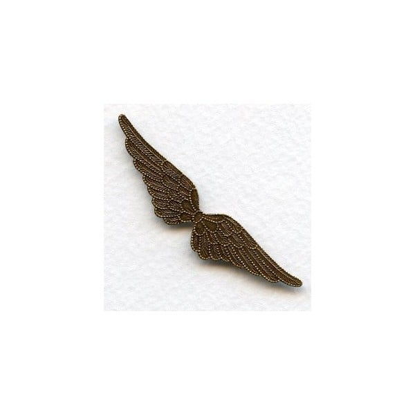 Wings Stampings Solid 58mm Oxidized Brass (2)