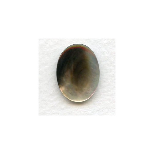 ^Black Tahiti Pearl 20x15mm Shell Cabochon