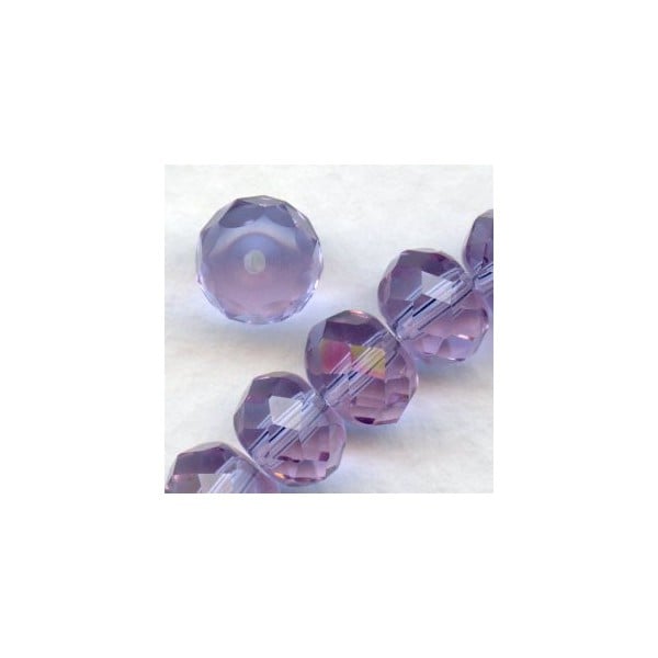 Alexandrite Rondelle Faceted Glass Beads 8x6mm