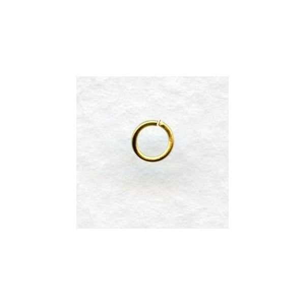Raw Brass 21 Gauge Jump Rings 4mm