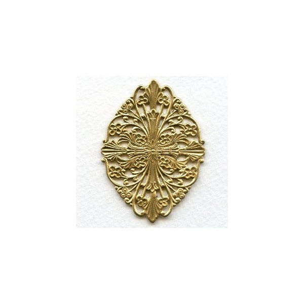 Filigree Fantastic Raw Brass Beauty 57mm (1)