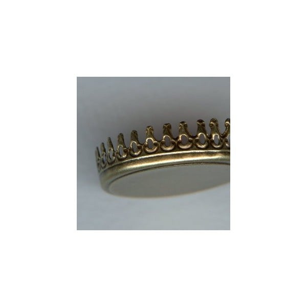 Crown Edge Settings 25mm Oxidized Brass (6) - Image 2