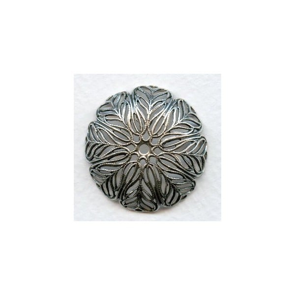 ^Fantastic Bowl Shaped Round Filigrees Oxidized Silver