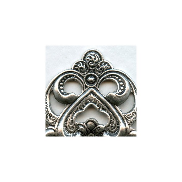 Embellished Framework Finery 79mm Oxidized Silver (1) - Image 2