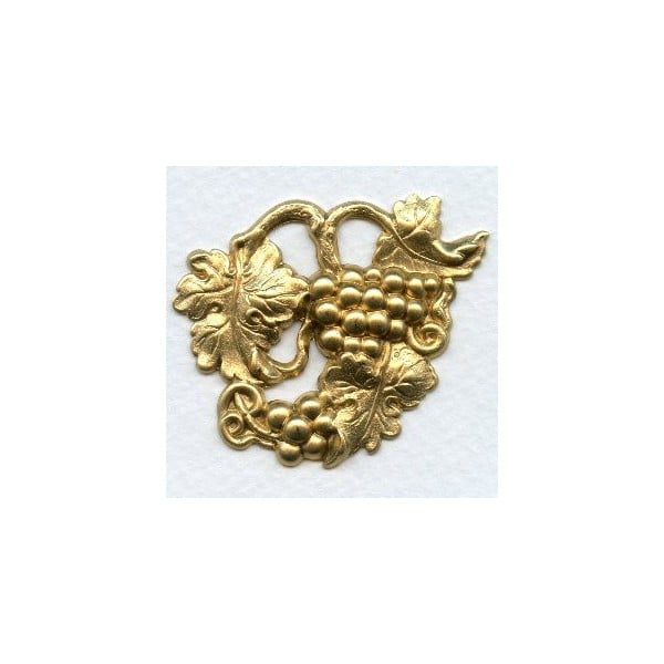 Grapes on the Vine Raw Brass Stamping