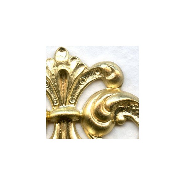 Elegant Dramatic Stamping Raw Brass - Image 2