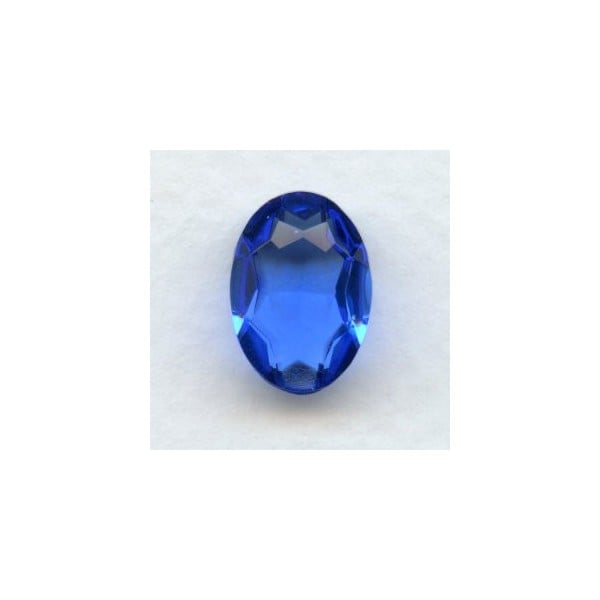 ^Sapphire Glass Oval Jewelry Stones 14x10mm