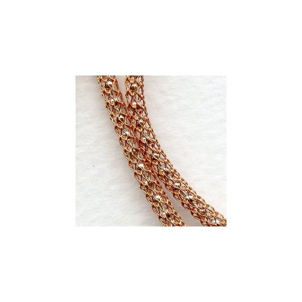 Copper over Silver Chain SilverSilk