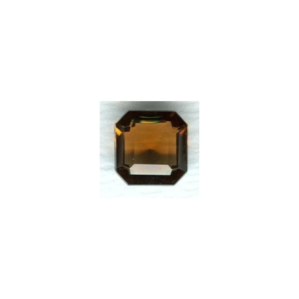 ^Smoked Topaz Glass Square Octagon Jewelry Stones 8mm