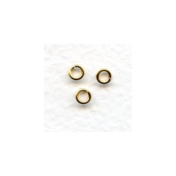 Raw Brass 20 Gauge Jump Rings 4mm